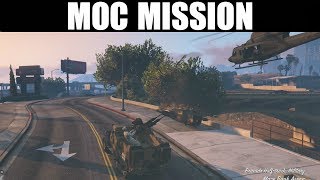 GTA 5  Gunrunning  Pt4  MOC Mission  HalfTrack Bully [upl. by Ydak59]