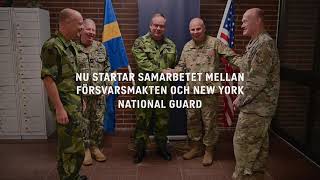 Samarbete Försvarsmakten och New York National Guard [upl. by Anitreb]