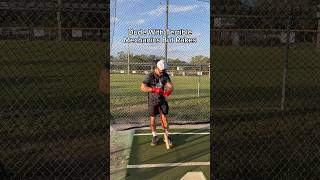 Dude With Horrible Mechanics But Rakes 🤣 baseball comedy hitting cagebombs [upl. by Sidnarb]