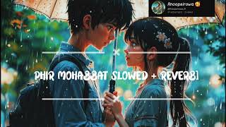 PHIR MOHABBAT SLOWED  REVERB [upl. by Delcina]