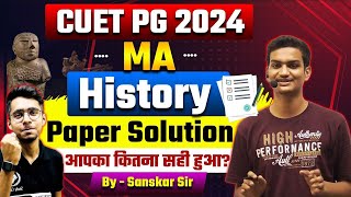 CUET PG 2024 MA History Paper Solution  Memory Based Questions amp Answers Sanskar Sir Study Capital [upl. by Nitsrek314]