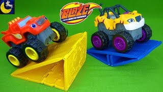 Blaze and the Monster Machines Off Road Motorized Truck Blaze amp Stripes Traction Balance STEM Toys [upl. by Noy]