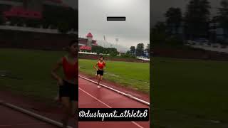 800m practice time international player dushyantvikal running jumper0005 youtubeshortsathlete🏃 [upl. by Noid]