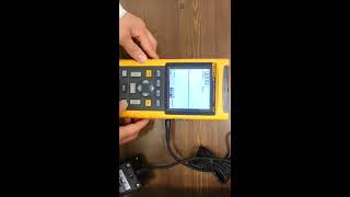 Fluke 123 Industrial ScopeMeter® Hand Held Oscilloscope [upl. by Odanref]