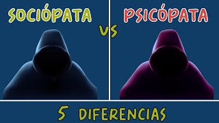 5 Diferencias entre un SOCIÓPATA y un PSICÓPATA [upl. by Refotsirhc]