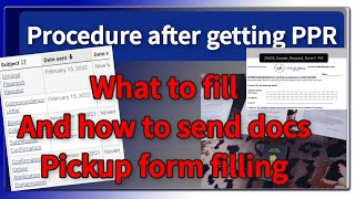 How to fill VFS global consent formCourier form How to schedule passport pick upVFS global [upl. by Schram]