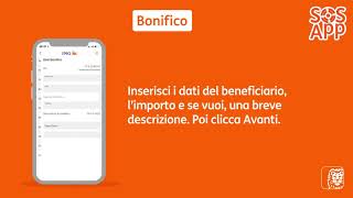 ING Italia  SOS App  Fare un Bonifico [upl. by Kennith125]