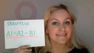 Video 110 A1A2 og A2B1 skriftlig prøve [upl. by Sihtam]