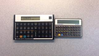 HP15C Limited Edition vs Swiss Micros DM15  the Bessel function of the first kind [upl. by Ariaic]