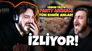 Elraenn PARTY ANİMALS  TÜM KOMİK ANLAR Editimi İzliyor  TEPKİ [upl. by Zullo]