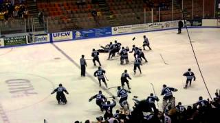 Suffern game winning penalty shot and celebration [upl. by Anerual85]