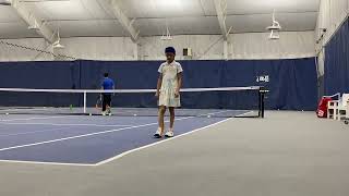 Forehand practice with coach PHO [upl. by Ariaj]