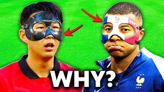 10 Iconic Footballers Who Wore Masks [upl. by Myrtice313]