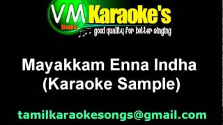 Mayakkam Enna Karaoke [upl. by Diver]