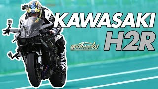 KAWASAKI NINJA H2R  VOLTA RÁPIDA COM ALEX BARROS 12  ACELERADOS [upl. by Neetsirhc]