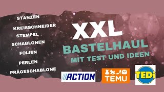 XXL Bastelhaul Action Temu Tedi mit Test und Ideen [upl. by Nagek]