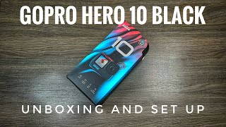 GoPro Hero 10 Unboxing amp Setup [upl. by Ollie402]