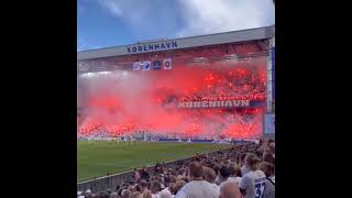 København amazing fans playing at home vs Brøndby 🇩🇰 [upl. by Yaluz]