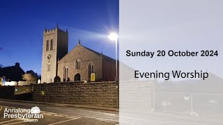 Evening Worship  Sunday 20 October 2024 [upl. by Beghtol]