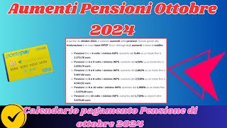 🎉 Pensioni Ottobre 2024 Aumenti Incredibili Inps Scopri Se Sei Coinvoltoquot [upl. by Aala787]