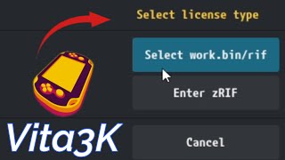 How to fix Error Select license Type Workbinrif in Vita3K Playstation Emulator [upl. by Wyatan249]