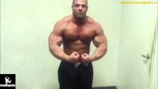 PJ Braun Posing 14 Weeks Out of NPC Jr National [upl. by Anirres]