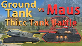 WOT Blitz Can GroundTank destroy a Maus [upl. by Fillender]