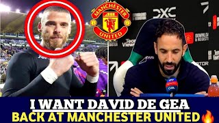 🚨✅BREAKING NEWS🔥 RUBEN AMORIM ON PRESS CONFERENCE STATED ‼️DAVID DE GEA BACK INTO MANCHESTER UTD [upl. by Lenroc]