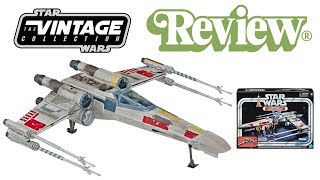 Star Wars Vintage Collection Luke Skywalkers XWing Fighter Review Red 5 X WING [upl. by Blair69]