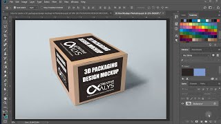 How to Create 3D Packaging Design Mockup in Photoshop  Tutorial [upl. by Merry319]