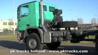 pktrucks Mercedes Actros 3341A 6x6 chassis cabin  NEW [upl. by Reade]