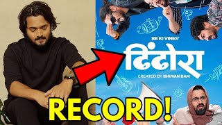 BBKiVines DHINDORA Another RECORD  Bhuvan Bam Dhindora BB Ki Vines  shorts [upl. by Sollars]