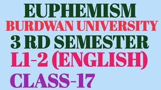 Burdwan University 3rd Semester Compulsory English [upl. by Alayne]