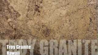 Hawaii Granite Countertop by Troy Granite [upl. by Adnamal]