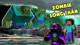 Minecraft THỬ THÁCH ZOMBIE SÓNG THẦN  MƯA CHẤT ĐỘC AXIT [upl. by Merola]