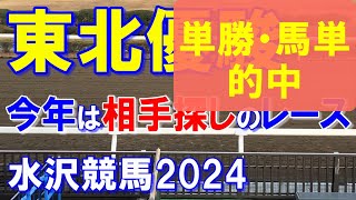 東北優駿２０２４【水沢競馬予想】フジユージーンの相手探しのレース [upl. by Ellehsar]