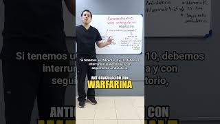 Recomendaciones con WARFARINA 💊 shorts gescons [upl. by Karub431]