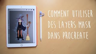 UTILISER DES LAYERS MASK DANS PROCREATE [upl. by Atilamrac]