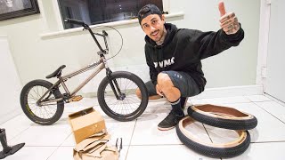 UNBOXING PRO BMX PARTS [upl. by Aihsyla164]