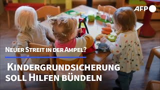 Kurz erklärt Das ist die neue Kindergrundsicherung  AFP [upl. by Ardnasil]