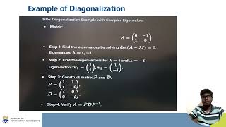 Diagonalization Of A Complex Matrix   Matrices and Calculus   AAT  I [upl. by Terpstra809]