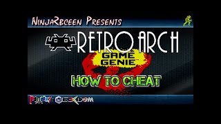 RetroarchHow to activate cheats [upl. by Hedgcock]