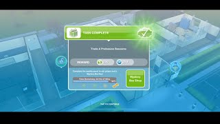 Sims FreePlay Weekly Task Trade a Profession Resource [upl. by Luana448]