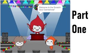 Make Quiz Gameshow in SCRATCH  Part 1 Setting the Scene [upl. by Tomchay]