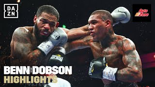 Conor Benn vs Peter Dobson  Fight Highlights [upl. by Conrade]