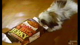 Kibbles n Bits Jerky commercial 1994 [upl. by Odraleba621]