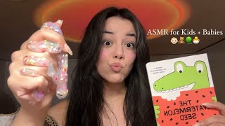 ASMR for Babies and Kids🪀🧸 Book Reading Colours Slime Squishies [upl. by Anallese]