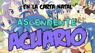 ASCENDENTE ACUARIO EN LA CARTA NATAL   ZOMBIE OMG [upl. by Kamin165]