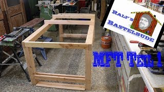 MFT  Werkbank  workbench aus Restholz auch für Anfänger  Teil 1 [upl. by Shurlocke778]