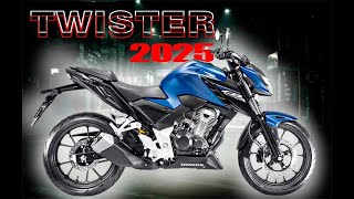 LAÇAMENTO NOVA CB 300F TWISTER 2025 EM DETALHES [upl. by Aihsel]